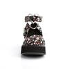 DemoniaCult - SPRITE02 Platform Sandals - Black Product image